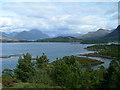 Loch Shieldaig and Glen Torridon beyond