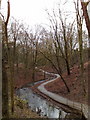 Footpath in Hall Lee Bank Park, Westhoughton