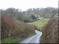 View along Catsole Hill to Goodnestone