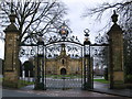 Bradford - Lister Park gates.