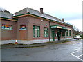 Okehampton Railway Station Entrance.