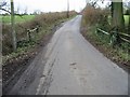 Looking S along Moorstock Lane