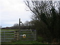 Llwybyr Cyhoeddus i Lanon / Public Footpath to Llanon