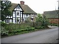 Old black and white timber framed house on Southenay Lane