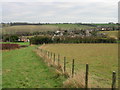 View across the N end of Elham