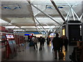 Stansted Airport, inside the terminal building