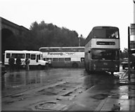 SD9324 : Todmorden bus station by Dr Neil Clifton