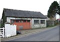 Old garage at High Bullen