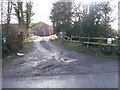 Entrance to Belle Vue Farm, Guilden Sutton