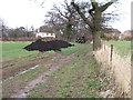 The Hollows path on the southern side of Guilden Sutton