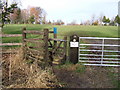 Kissing Gate, access across Vicarscross golf course