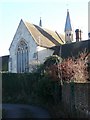 The rear of Faversham Almshouses Chapel