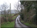 SJ4600 : Lane to Walkmills Farm. by Row17