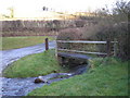 Footbridge at Easthope Mill.