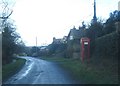 Telephone box at Hopton Castle