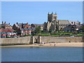 St Hildas Church including old town wall