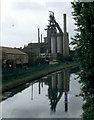 The long since demolished Blast Furnace at Bilston Steelworks