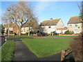 Triangular  green in  Deeside Avenue