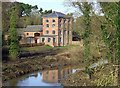 Smestow Brook and Greensforge Mill (winter), Staffordshire