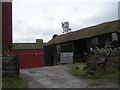 Whitley Grange farm buildings & Mobile phone mast.