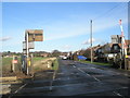 Looking from level crossing eastwards down Blackboy Lane.