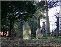 SP4492 : St Catherine's Church and graveyard, Burbage by Mat Fascione