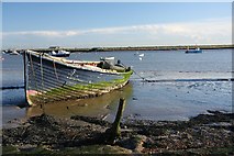 TM4249 : Old boat at Orford by Bob Jones