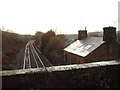 Railroad tracks through Auldgirth