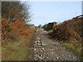 Permissive track over the Esk Valley line railway bridge