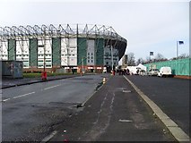 NS6263 : Celtic Park from Janefield Street by Stephen Sweeney