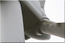 NR7543 : Detail of Wind Turbine on Deucheran Hill by Steve Partridge