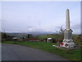 Balmaclellan Monument (with mountains in the background)