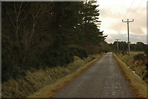 NH7363 : Unclassified road near Muirton by Steven Brown
