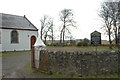 Entrance to Resolis Church carpark