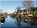 Canal with houses on Jacks Lane