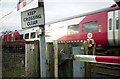 Train on Nether Lane crossing