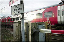 TA0658 : Train on Nether Lane crossing by Matthew Blurton