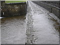 Overflow at Clowbridge Reservoir Jan 2008