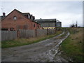 Path passing Alcaston Barns