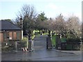 Entrance to Drumry cemetery