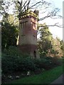 SZ0791 : Bournemouth Gardens: the water tower by Chris Downer