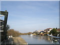 Looking towards the weir