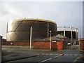 Gas holders off Geoffrey Street, Preston