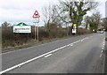 Entering Leicestershire along Atherstone Road