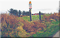 Sign at the gate of Rhos y Foel