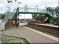 Footbridge at Huncoat Railway Station