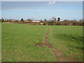 Well-used footpath into Newent