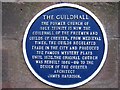 Blue Plaque on The Guildhall