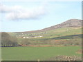 View north across farmland from Llwyndyrys