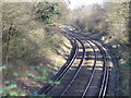 TQ1355 : Railway Line, Fetcham by Colin Smith